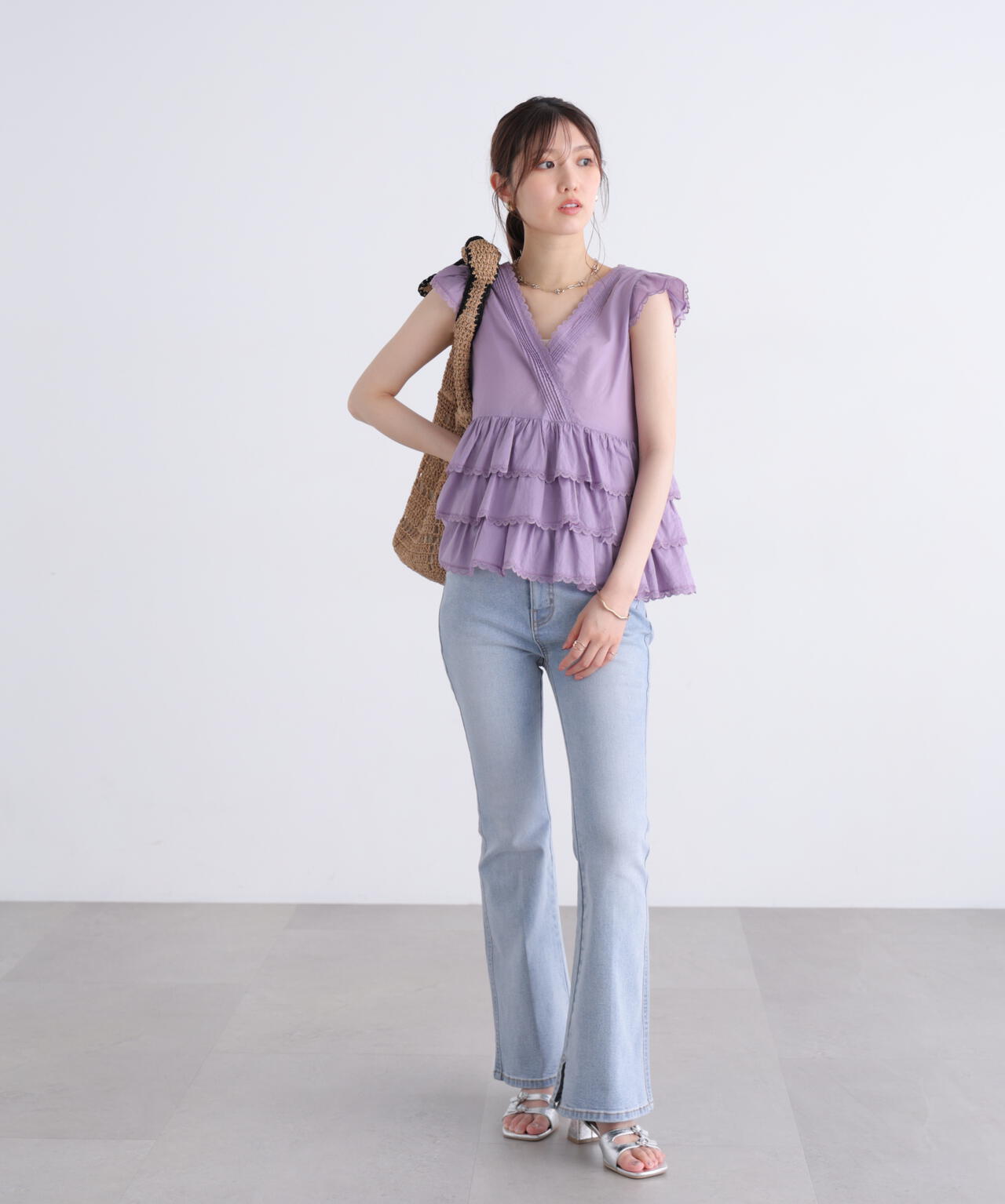 162cm 着用サイズ:FR
