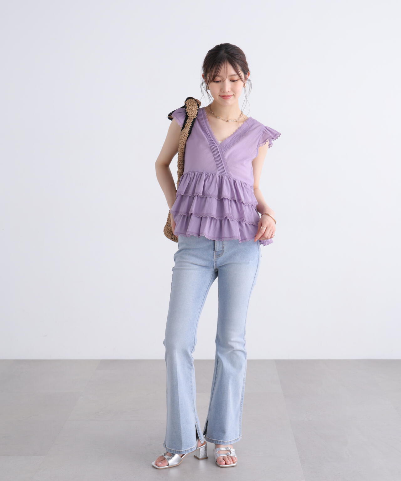 162cm 着用サイズ:FR