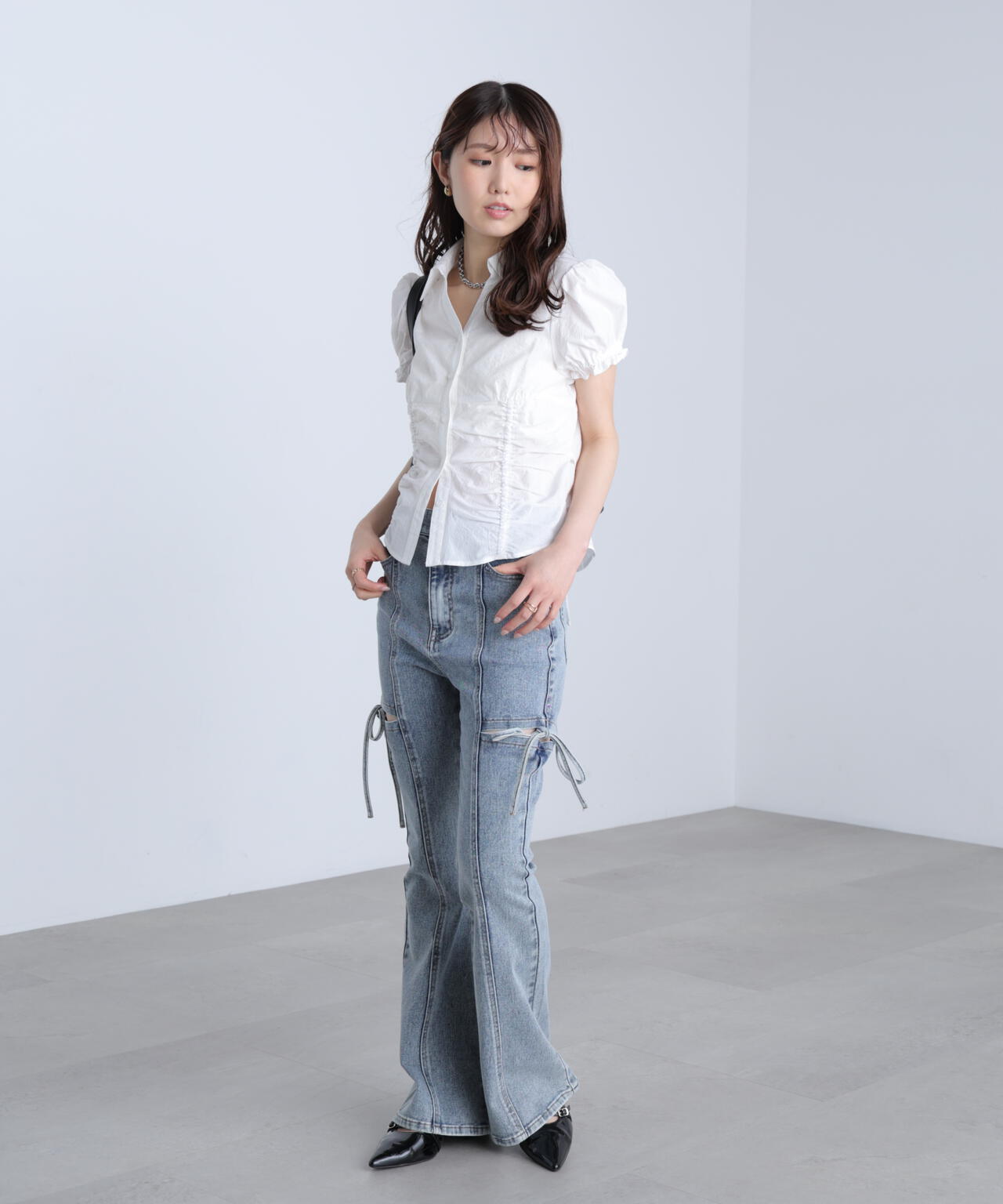 162cm 着用サイズ:FR