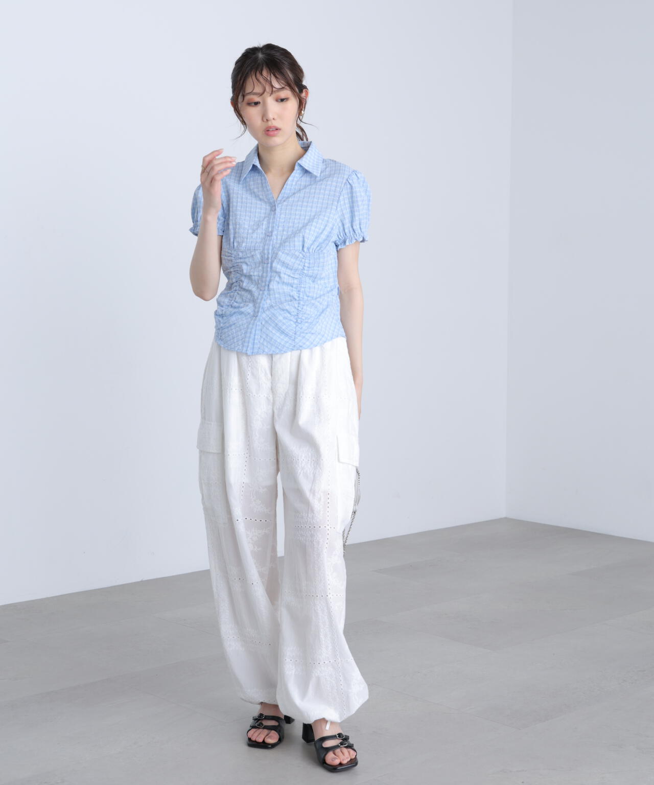162cm 着用サイズ:FR