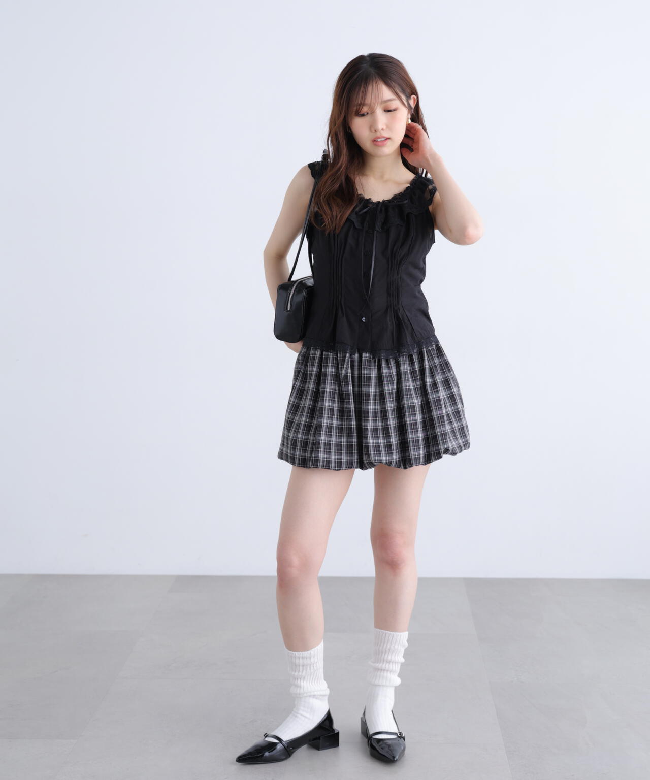 162cm 着用サイズ:FR