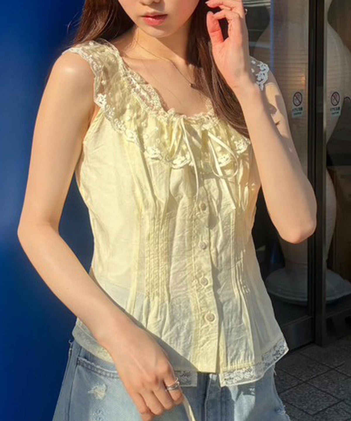 162cm 着用サイズ:FR