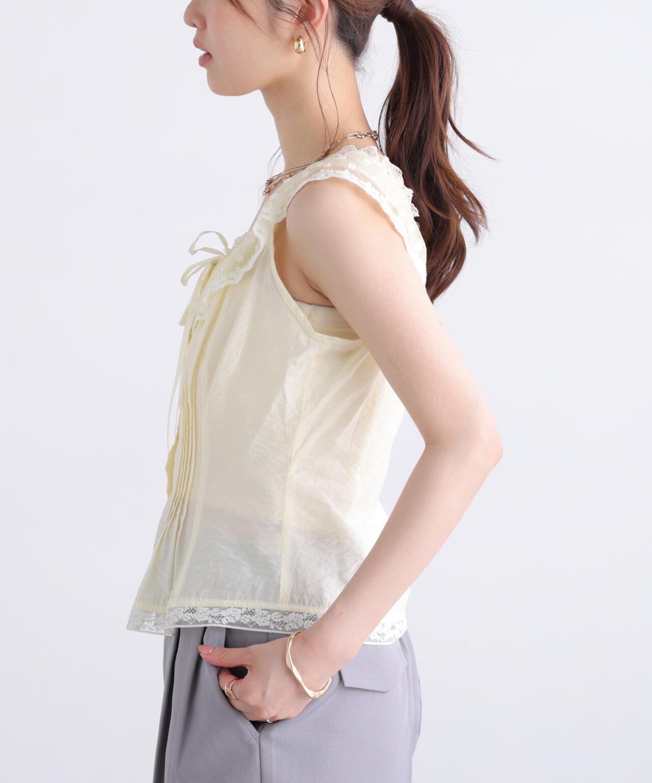 162cm 着用サイズ:FR