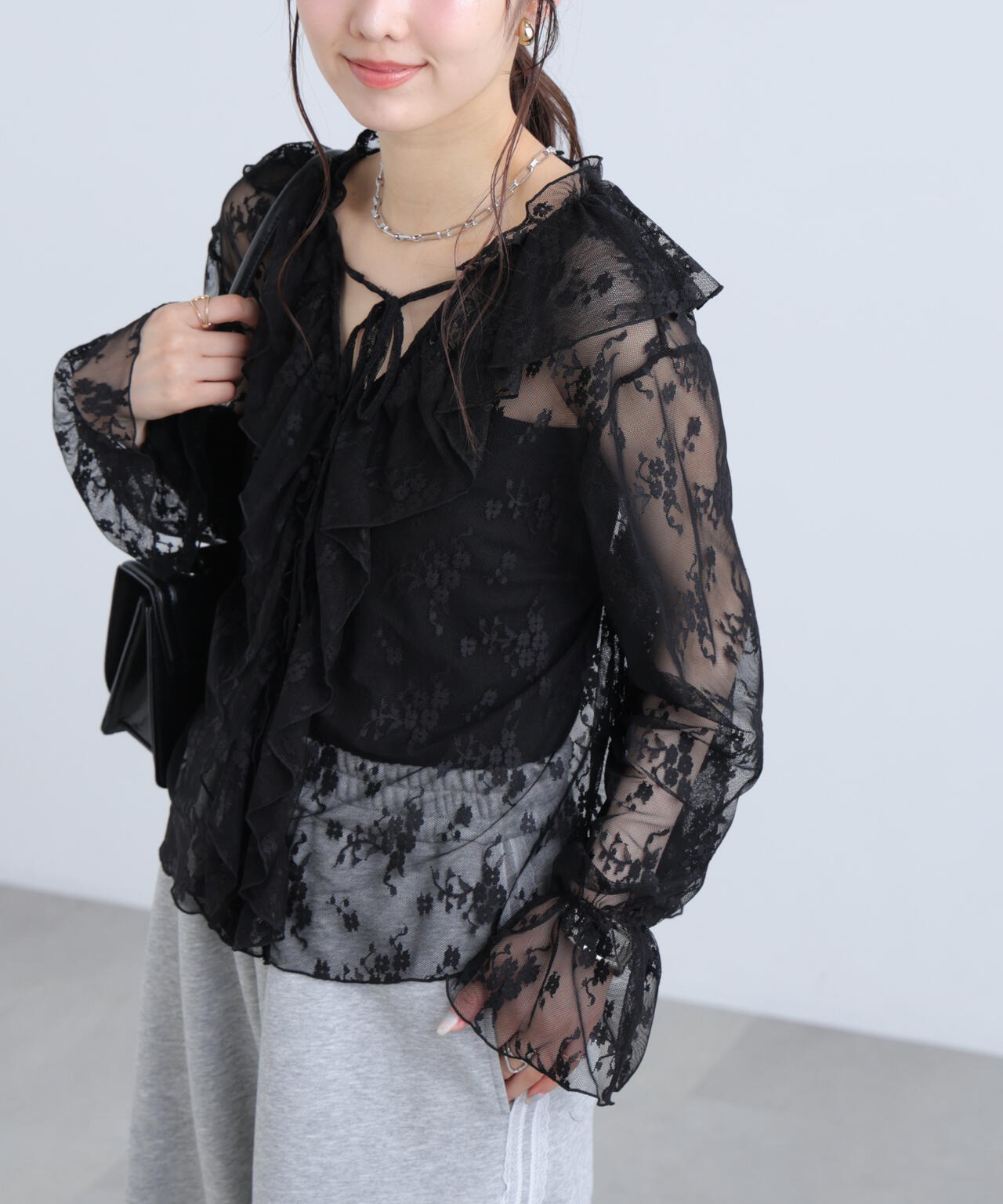 162cm 着用サイズ:FR