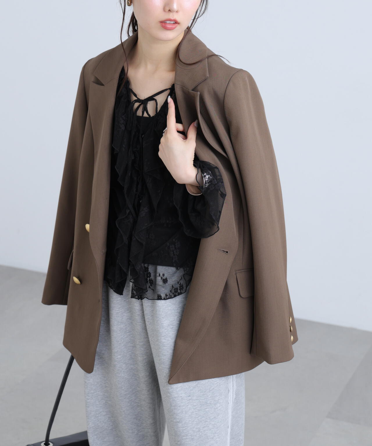 162cm 着用サイズ:FR