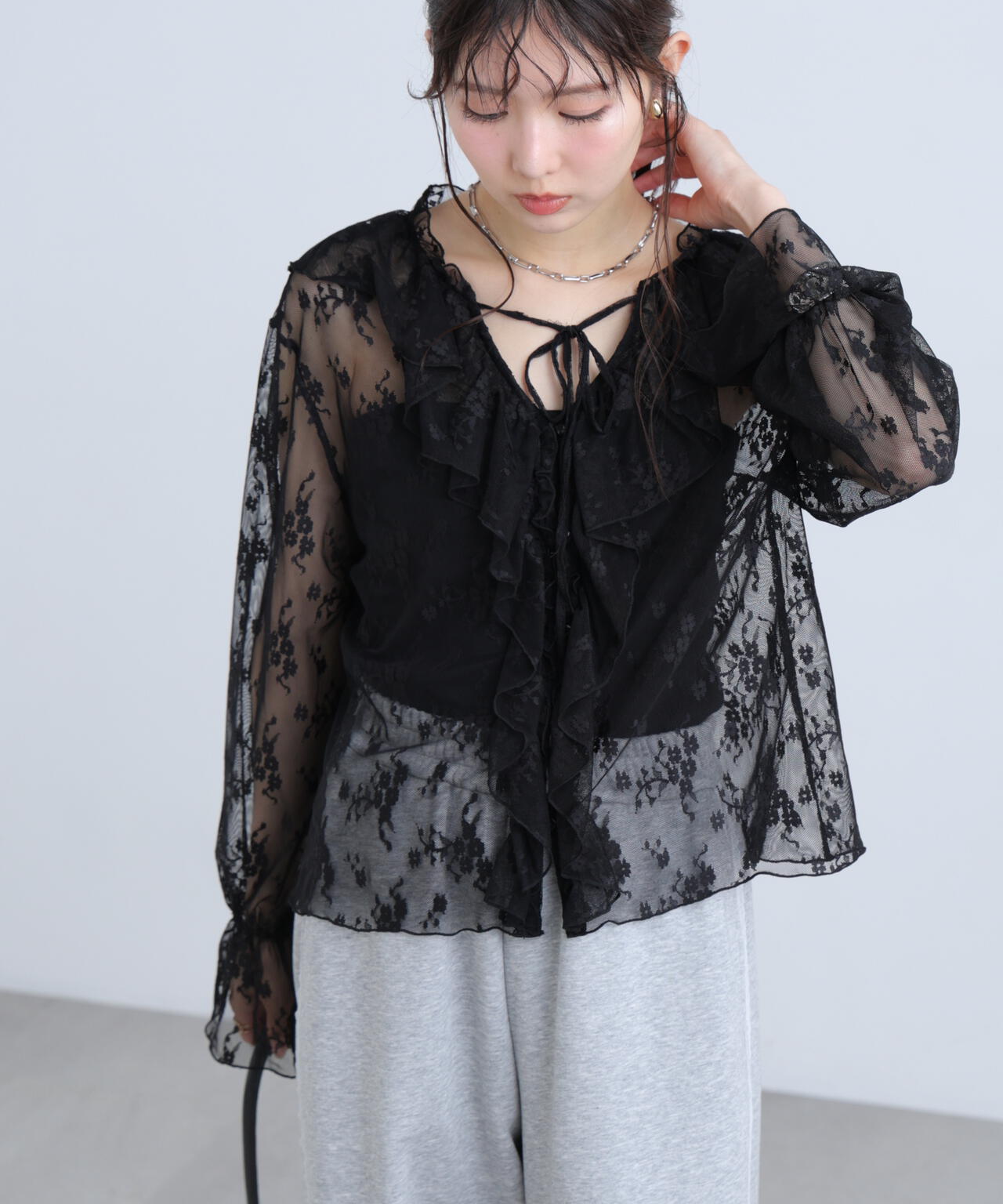 162cm 着用サイズ:FR