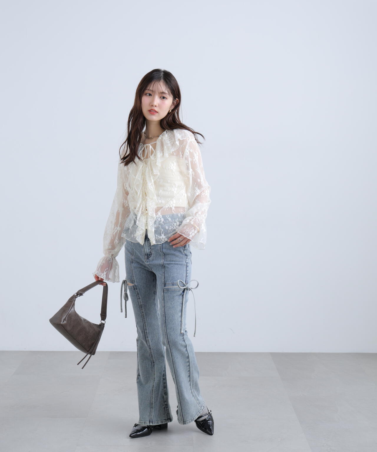 162cm 着用サイズ:FR