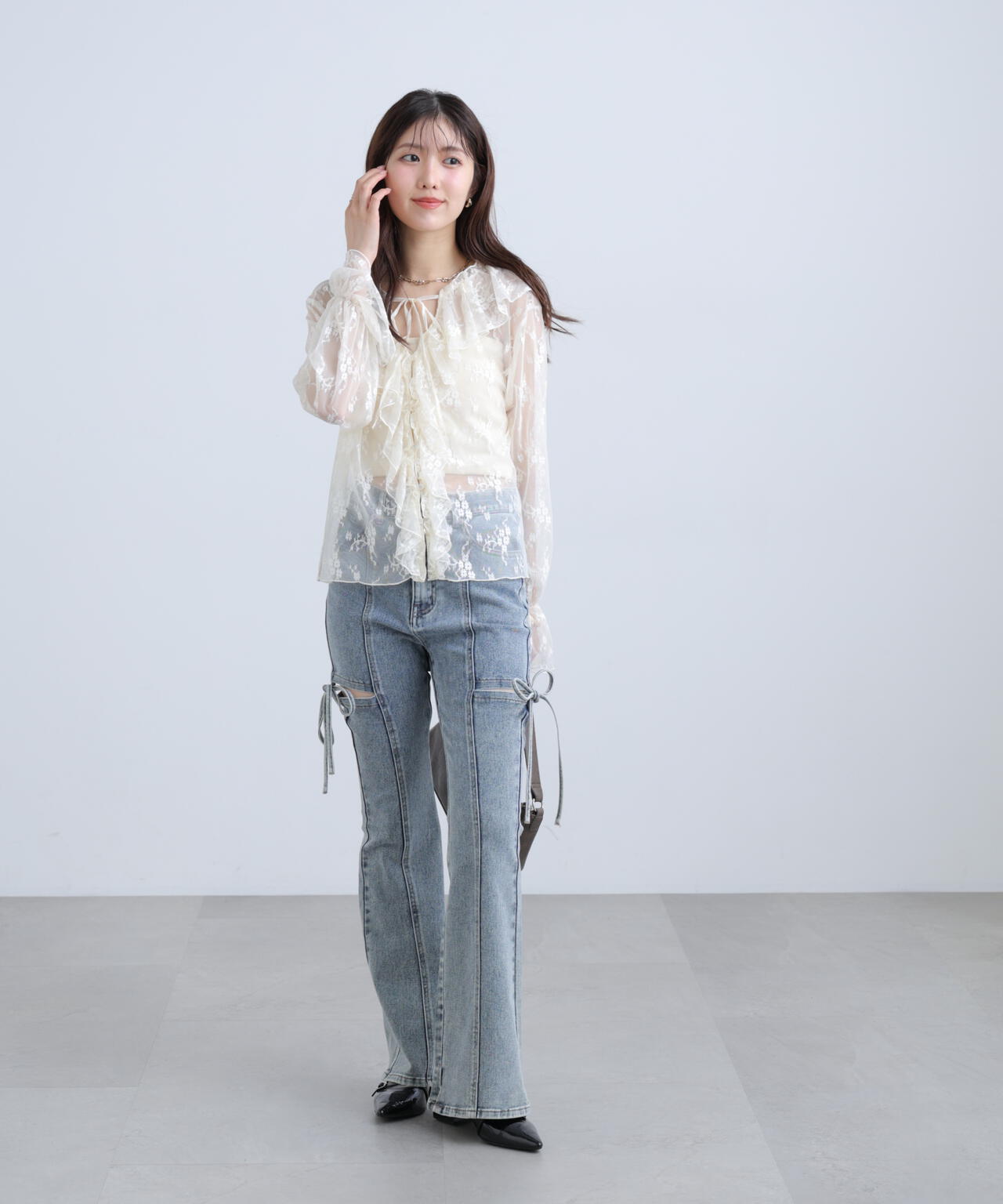 162cm 着用サイズ:FR