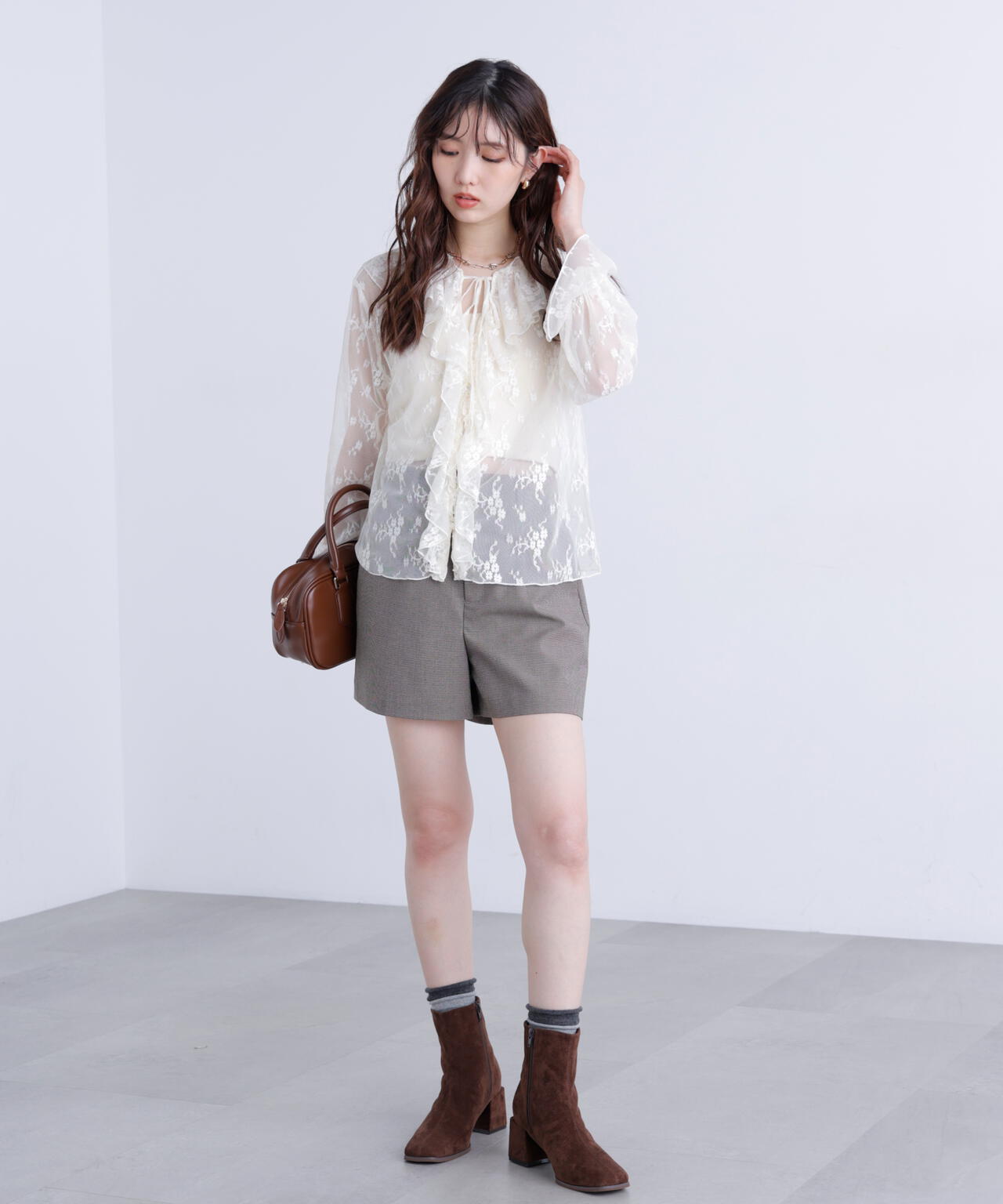 162cm 着用サイズ:FR