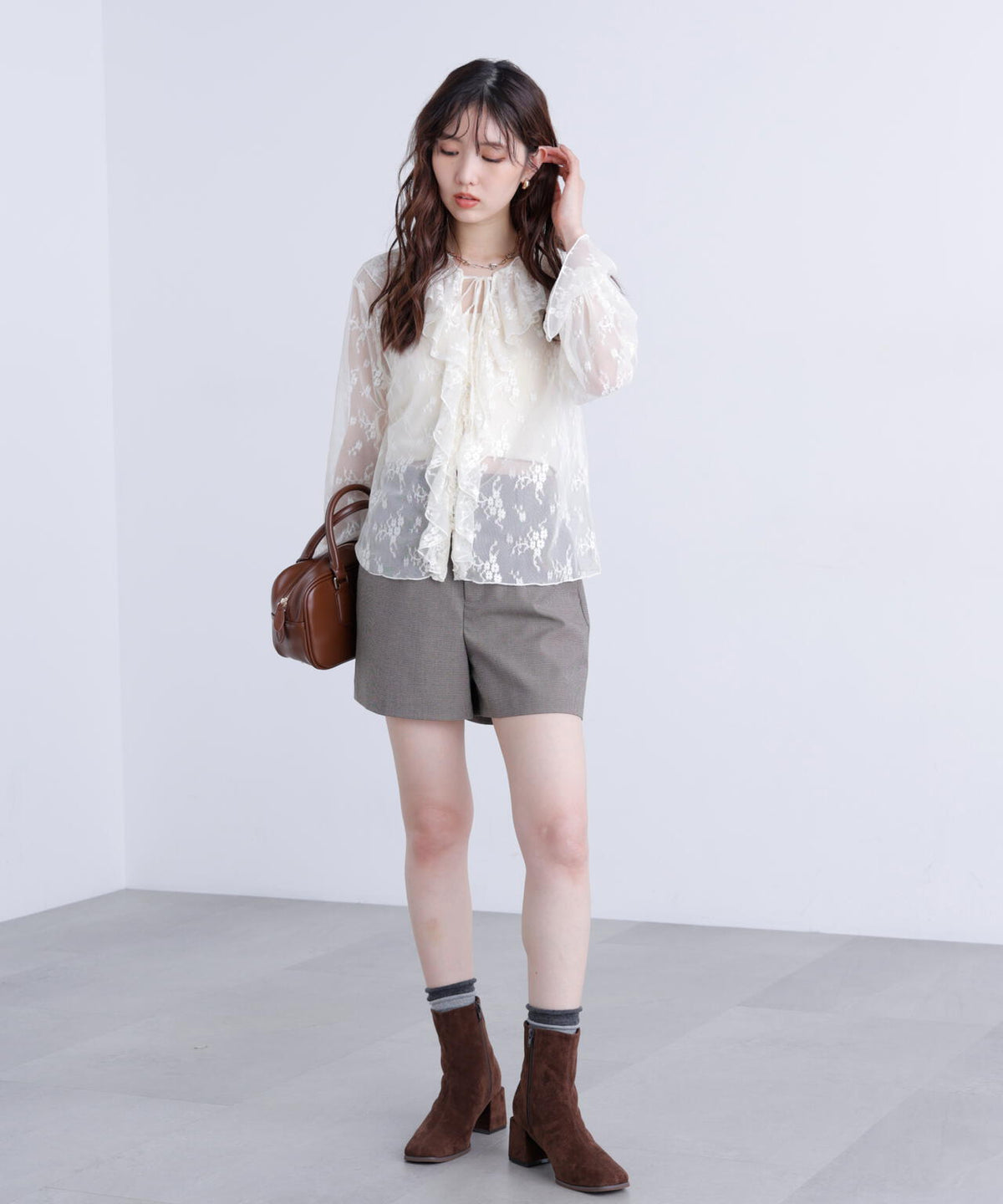162cm 着用サイズ:FR