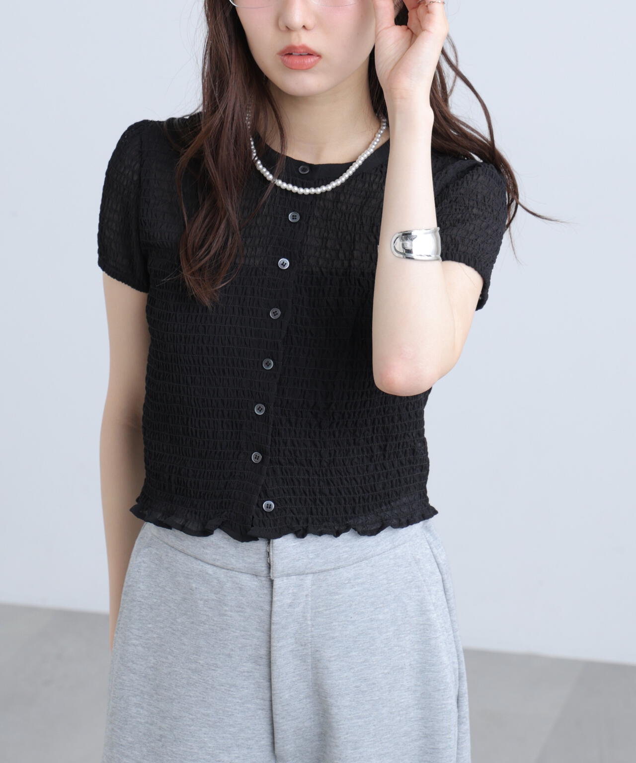 162cm 着用サイズ:FR