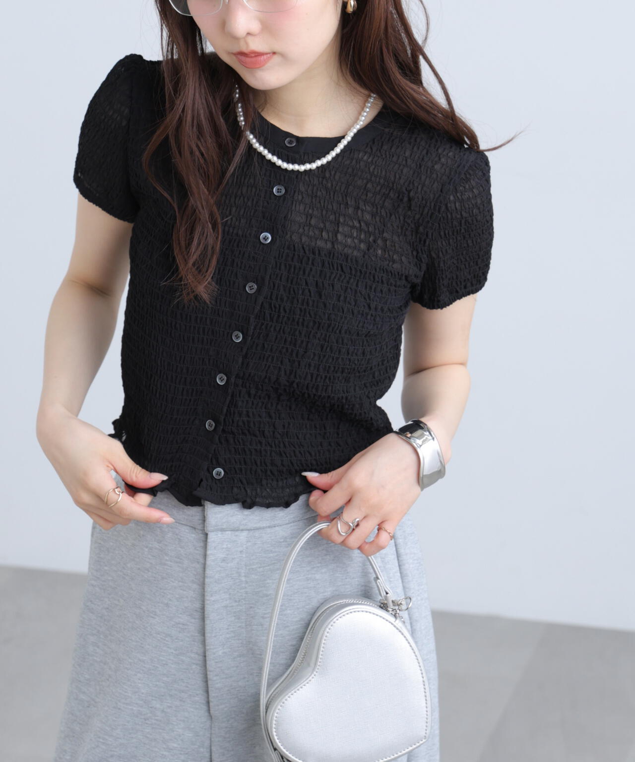 162cm 着用サイズ:FR