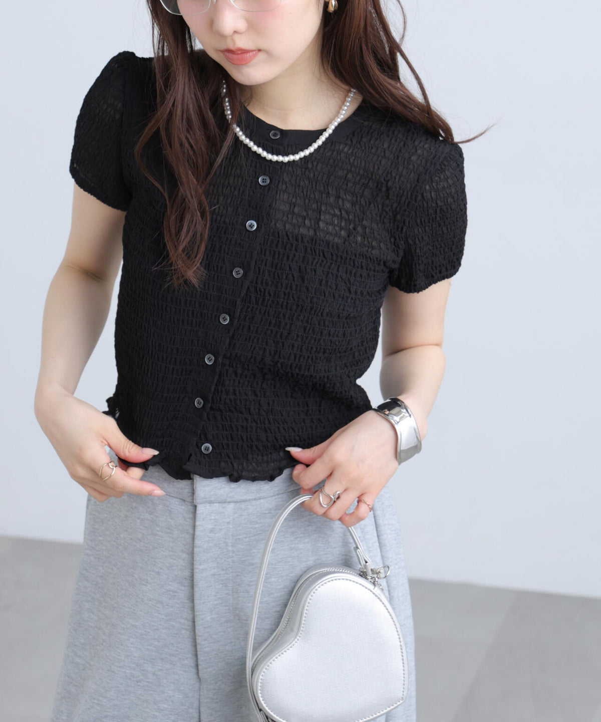 162cm 着用サイズ:FR