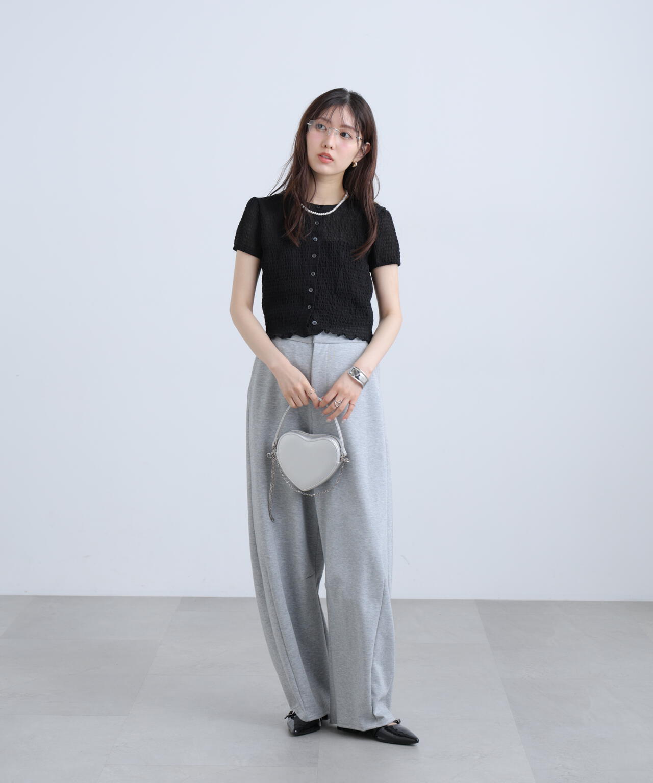 162cm 着用サイズ:FR
