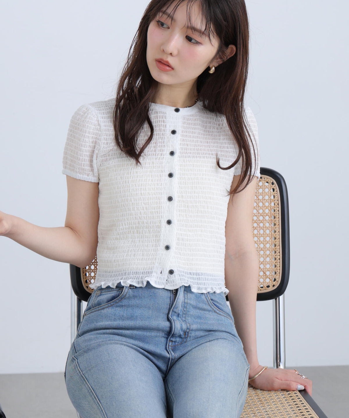 162cm 着用サイズ:FR