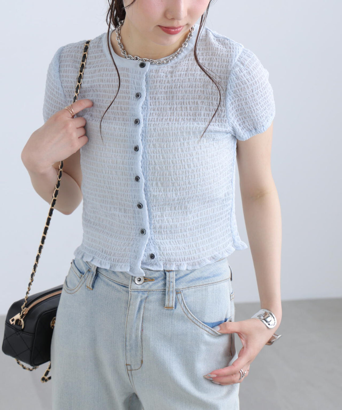 162cm 着用サイズ:FR