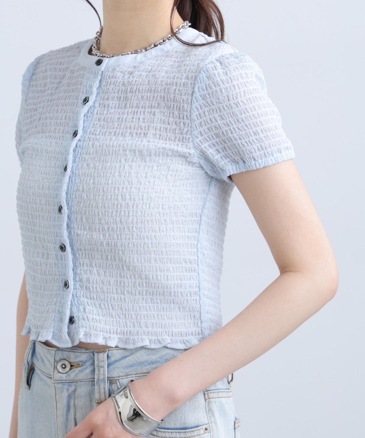 162cm 着用サイズ:FR