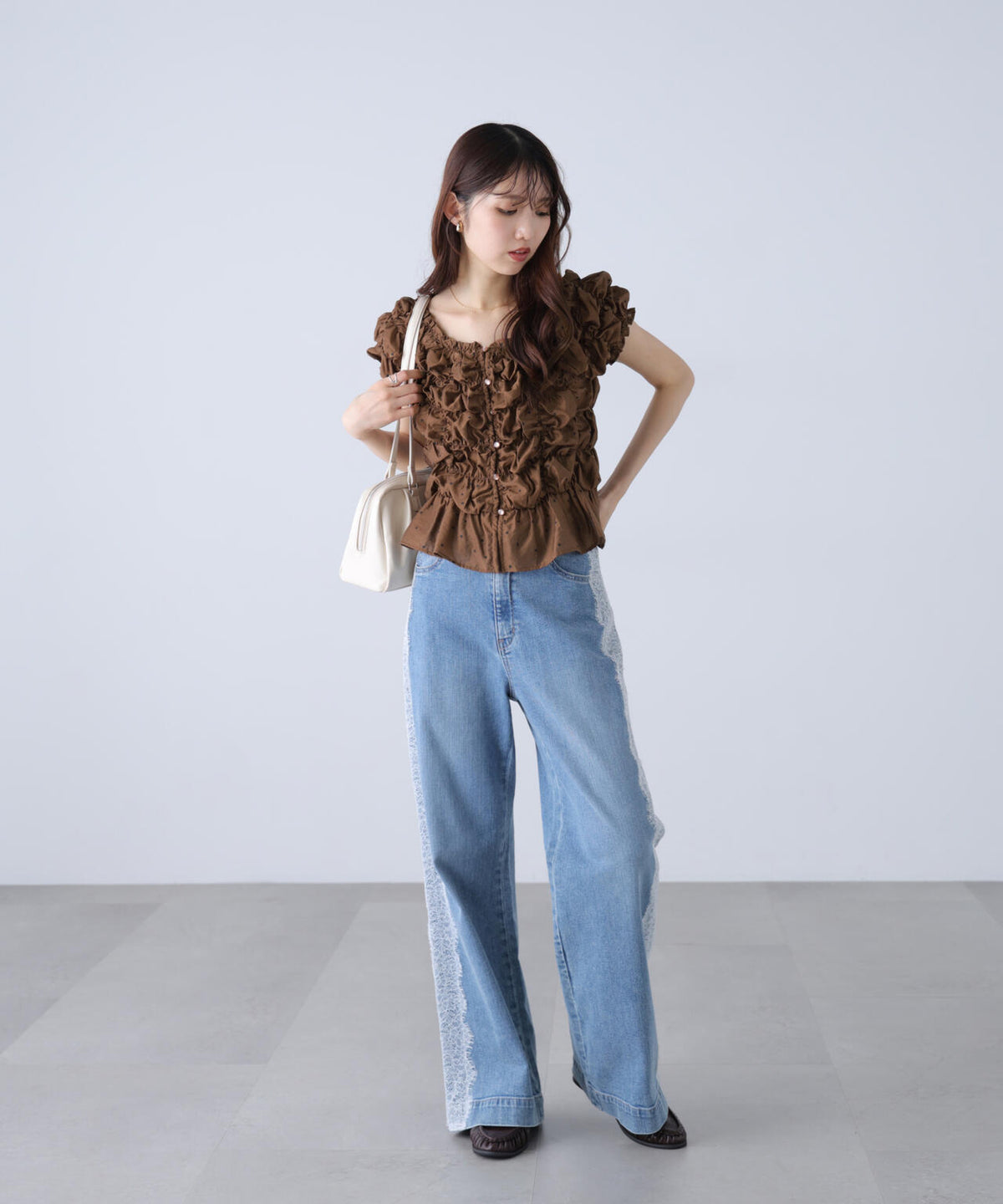 162cm 着用サイズ:FR