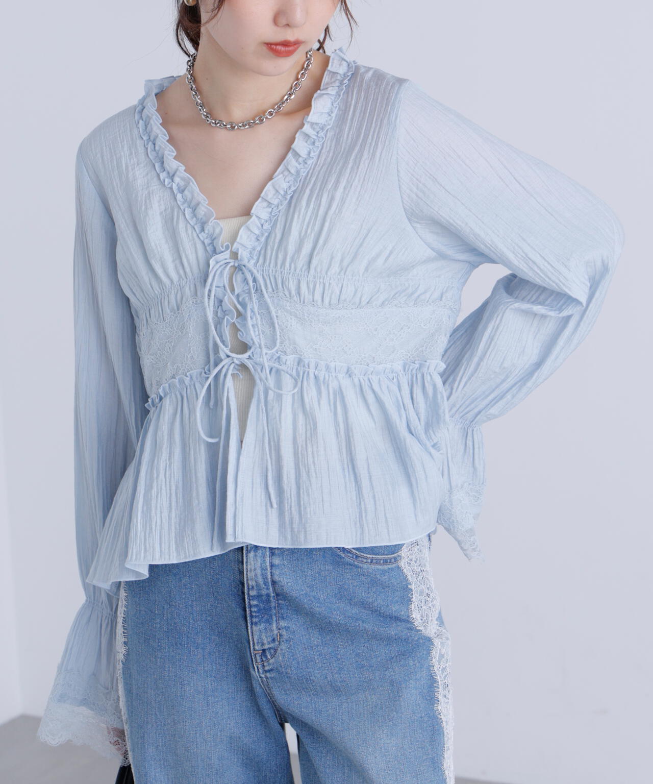 162cm 着用サイズ:FR