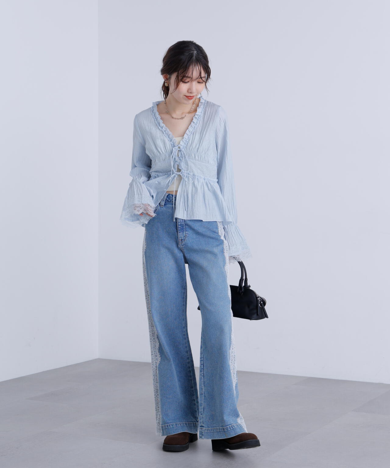 162cm 着用サイズ:FR