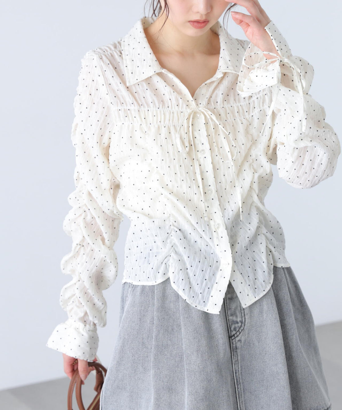 162cm 着用サイズ:FR