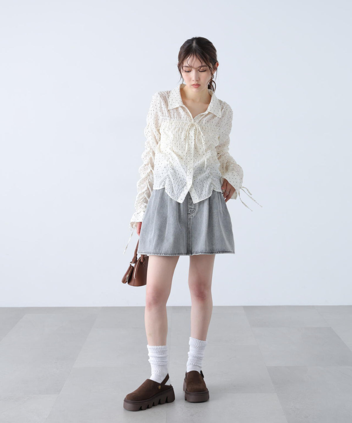 162cm 着用サイズ:FR