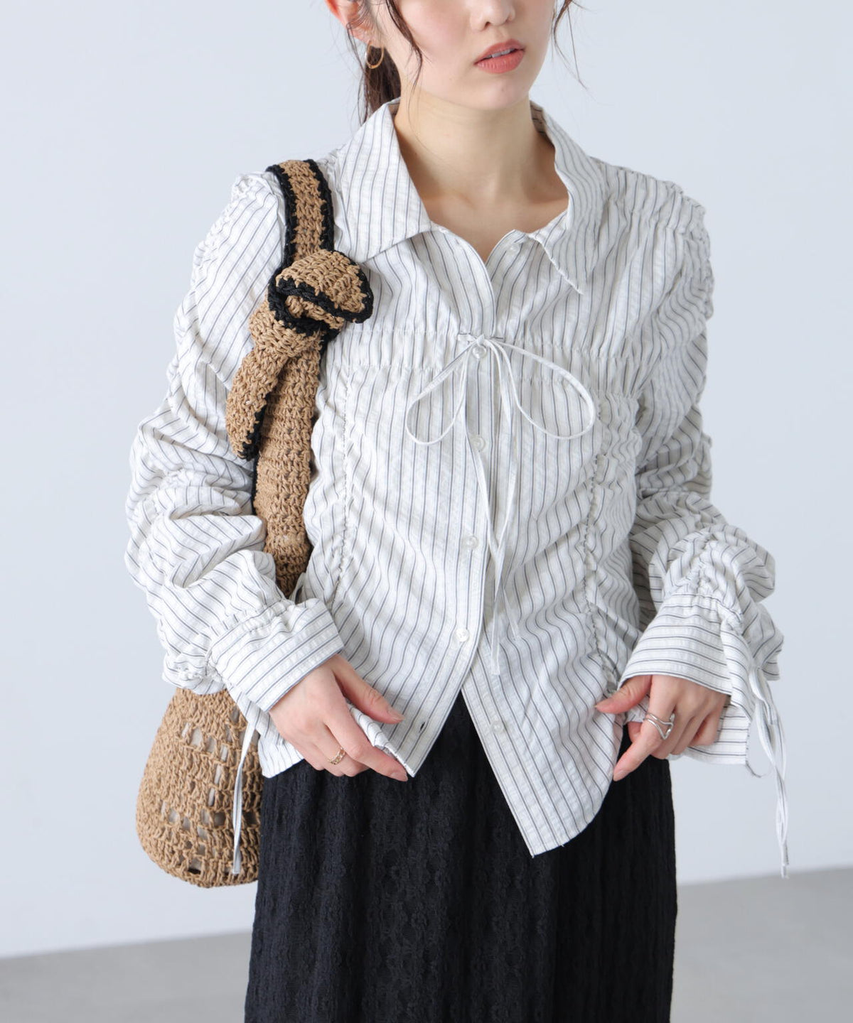 162cm 着用サイズ:FR