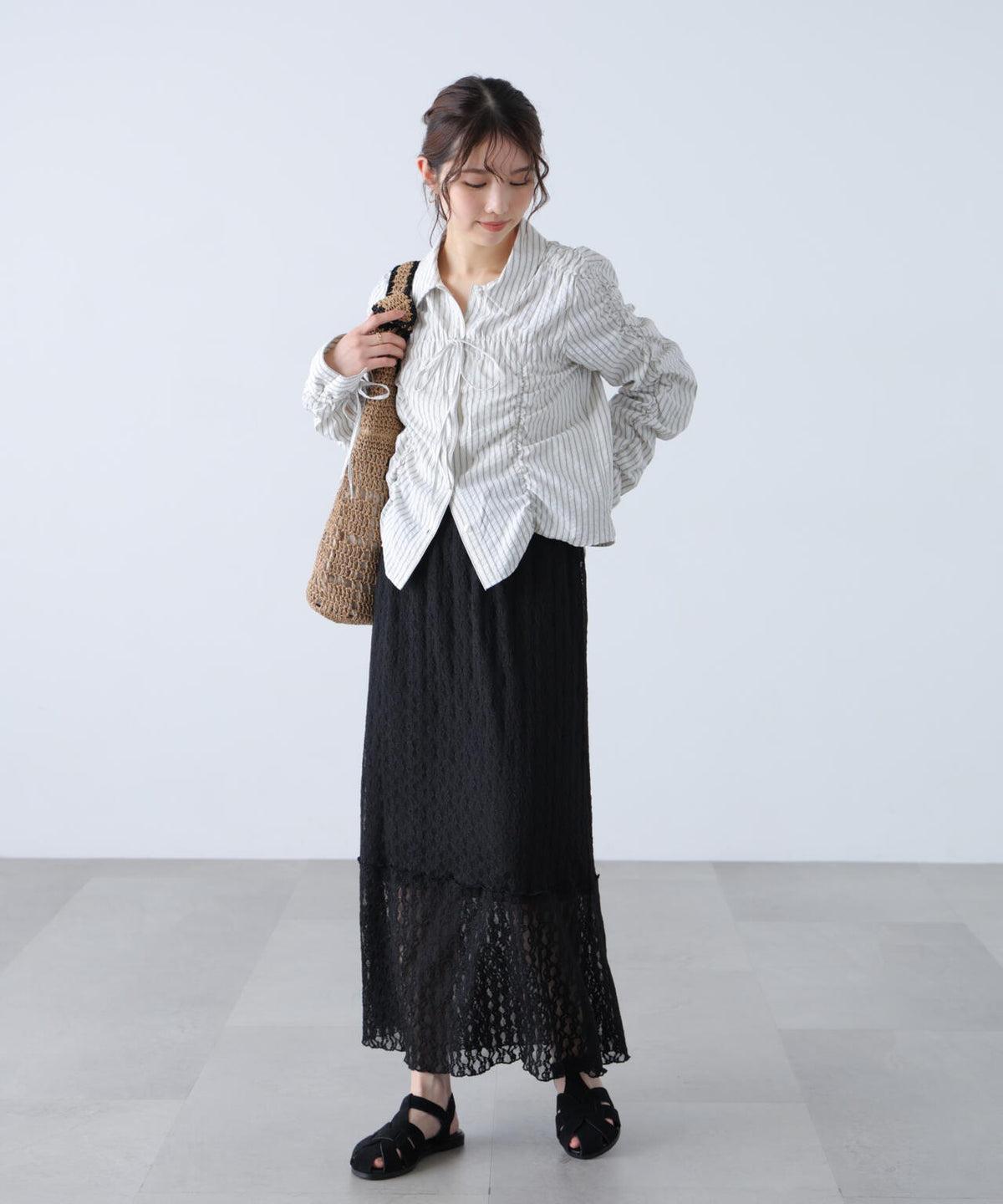162cm 着用サイズ:FR