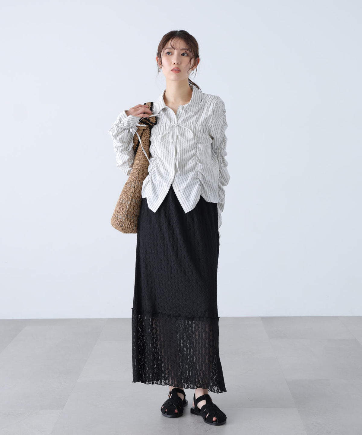 162cm 着用サイズ:FR