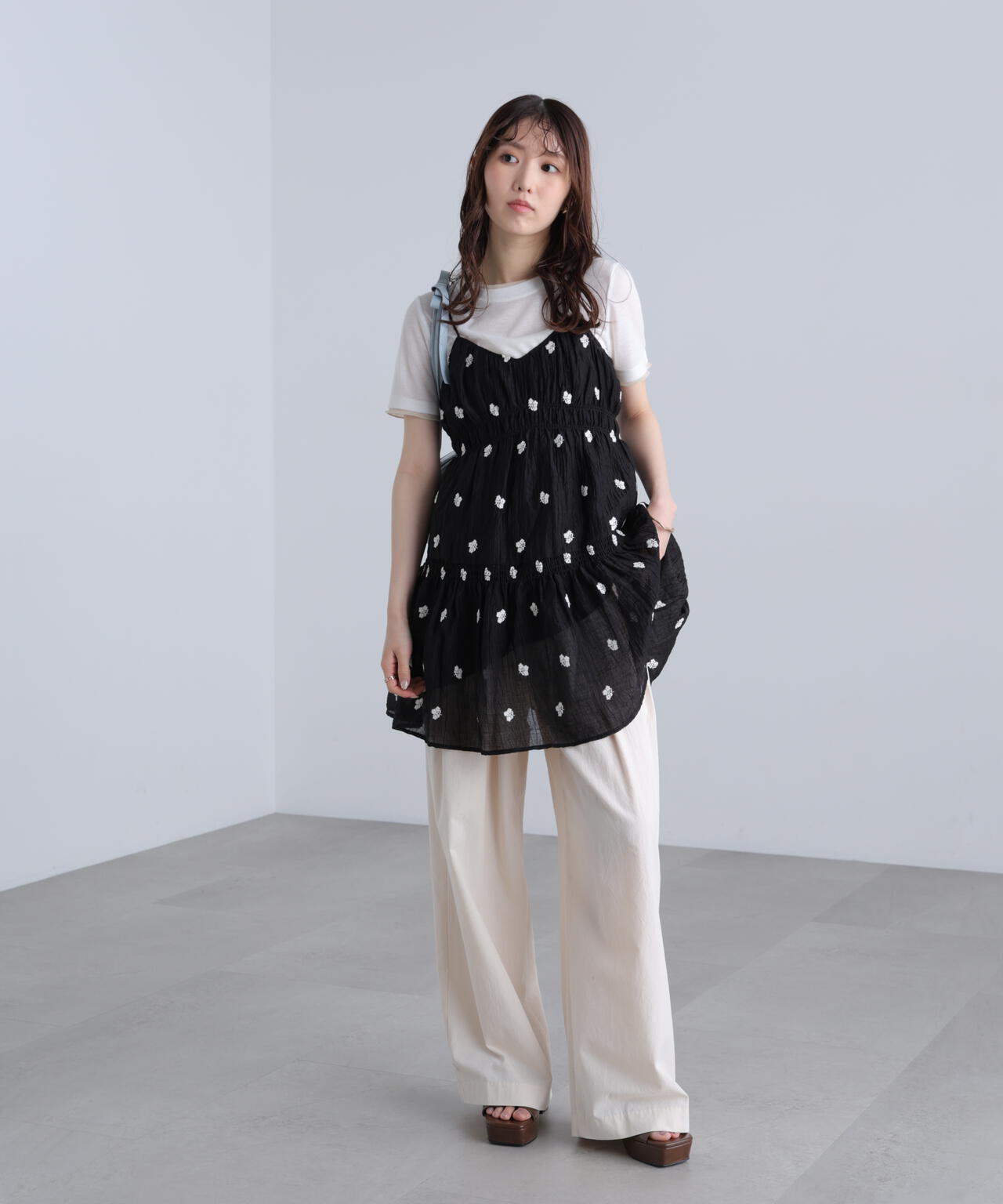 162cm 着用サイズ:FR