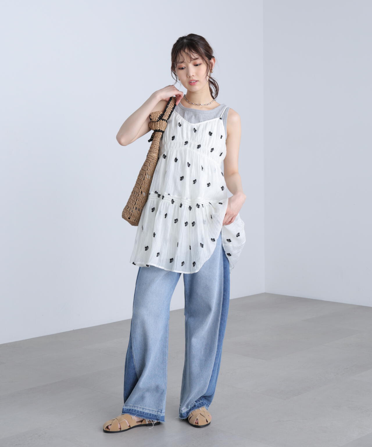 162cm 着用サイズ:FR