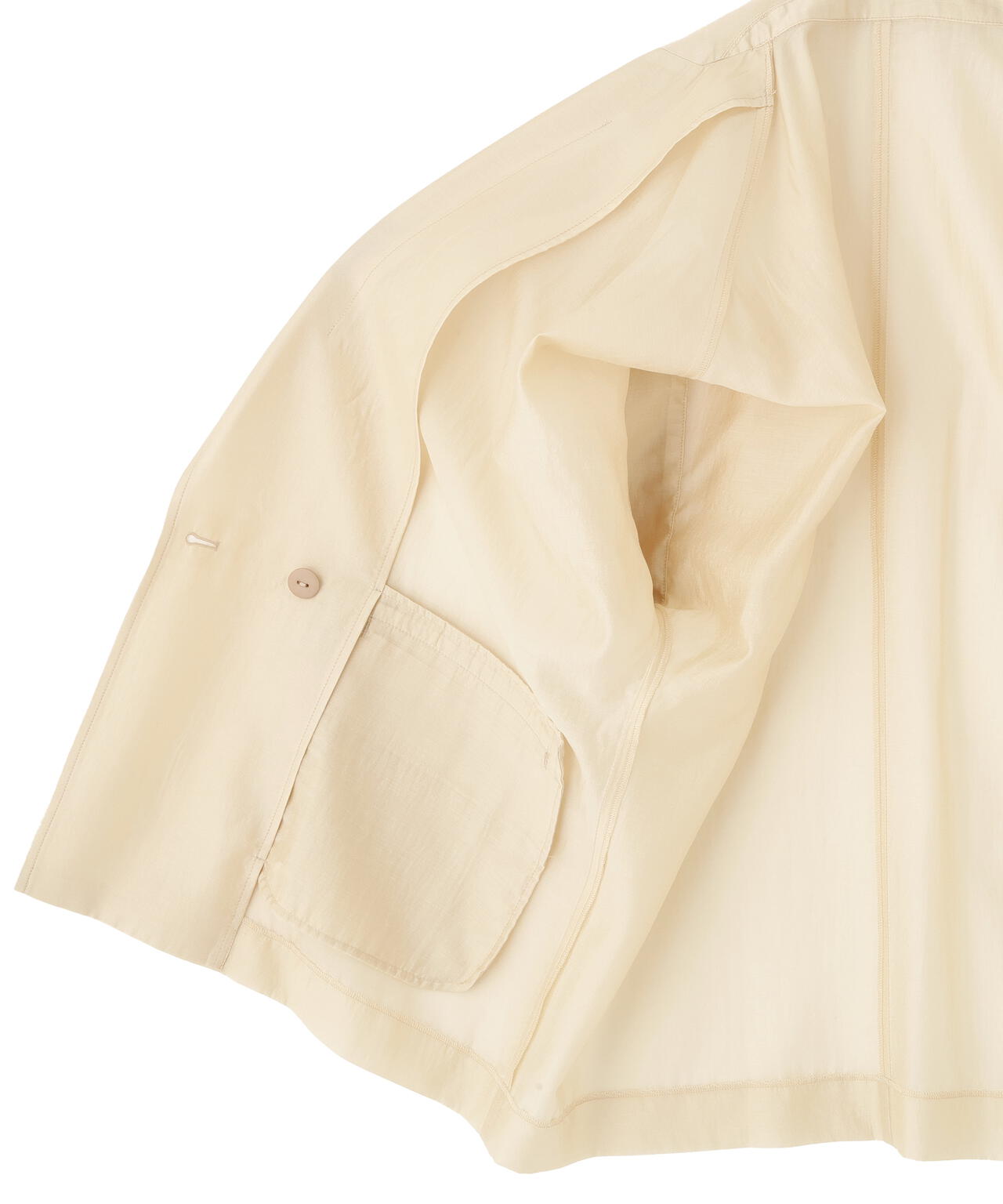 〈MFM〉金ボタンシアー半袖ジャケット