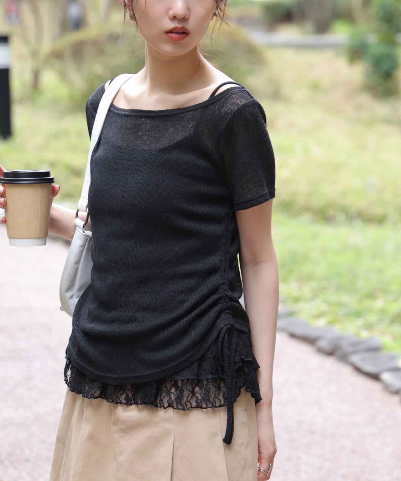 162cm 着用サイズ:FR