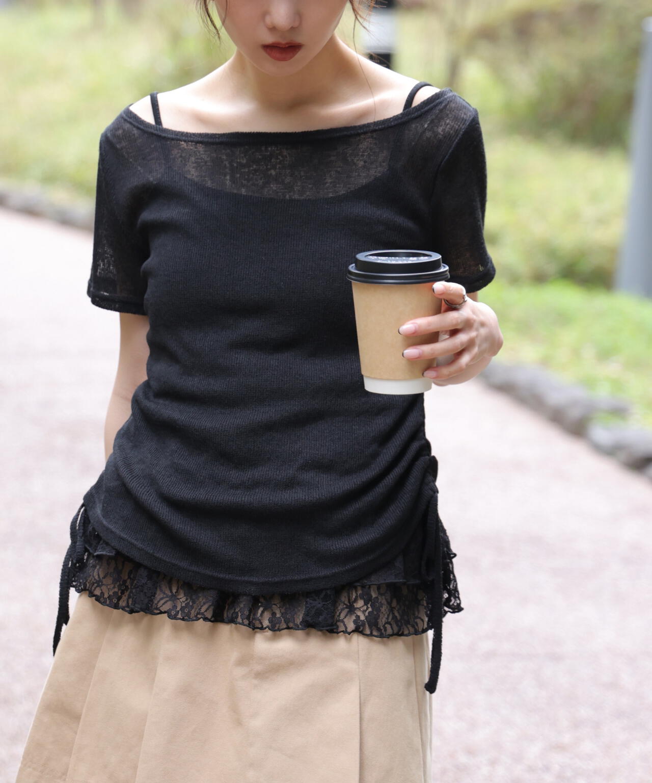 162cm 着用サイズ:FR