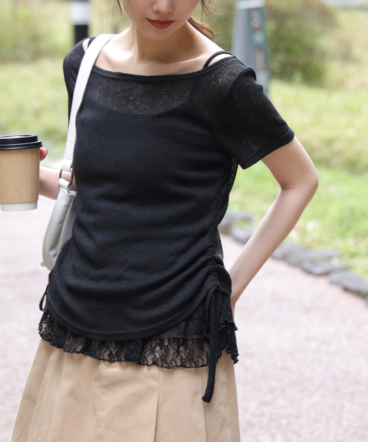 162cm 着用サイズ:FR