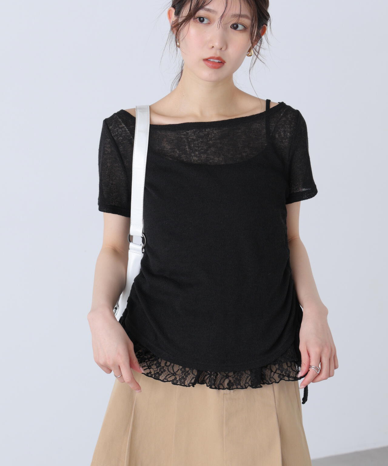 162cm 着用サイズ:FR