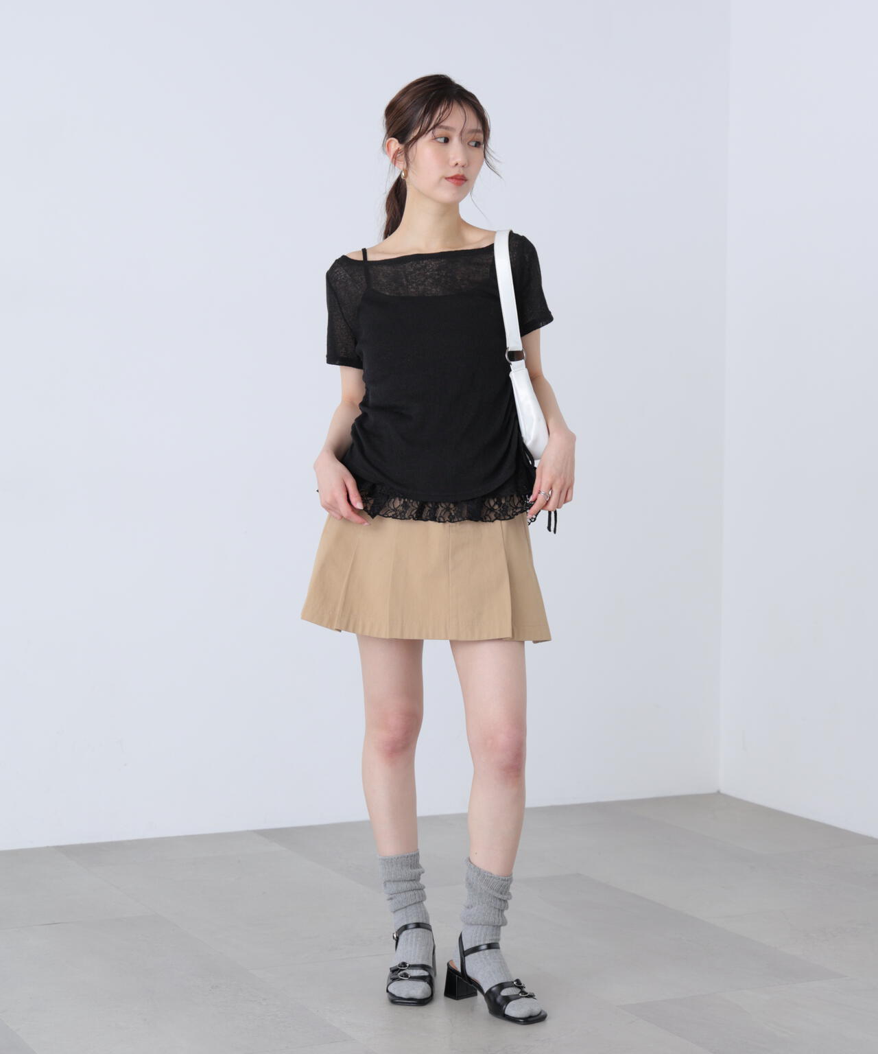 162cm 着用サイズ:FR