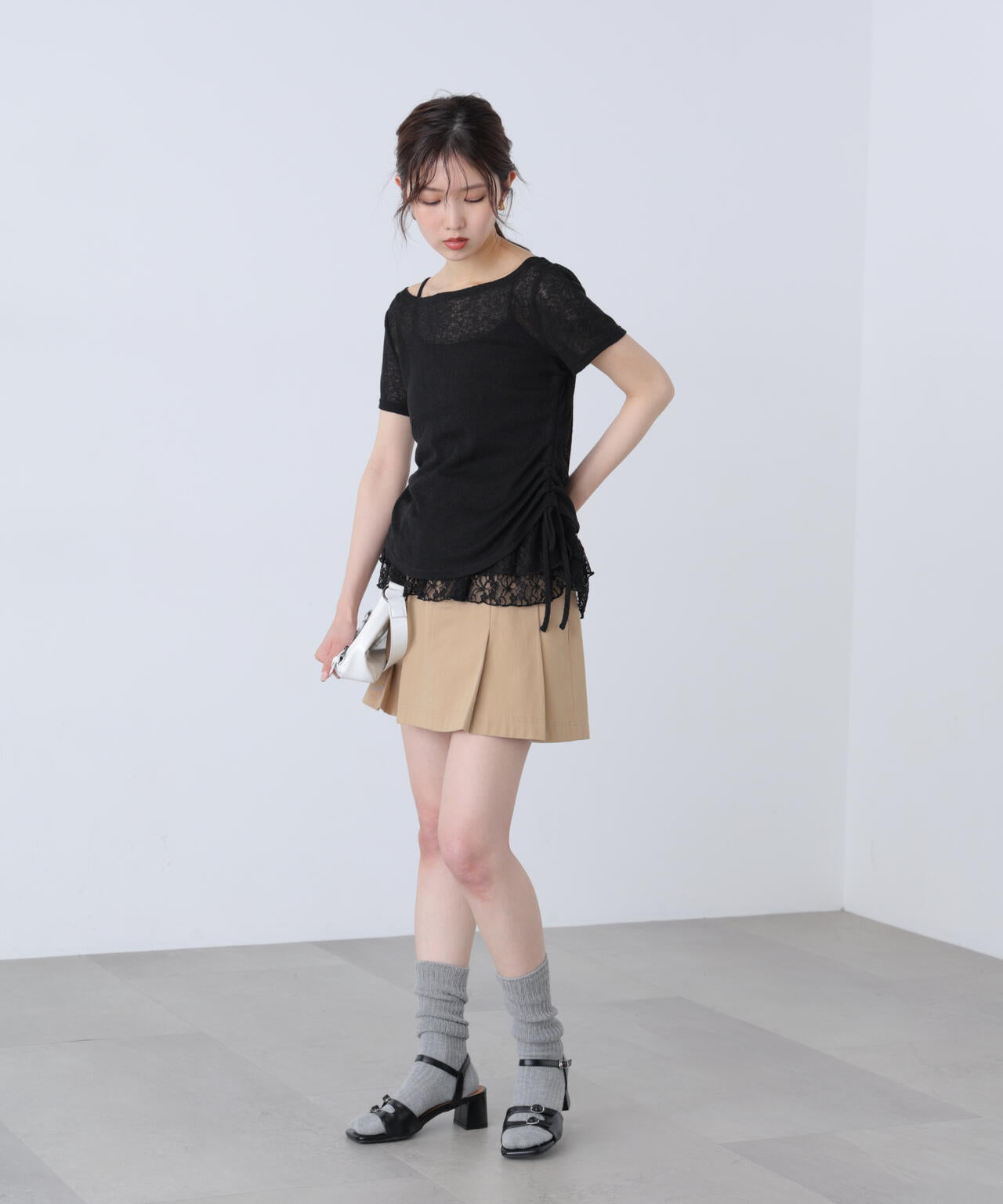 162cm 着用サイズ:FR