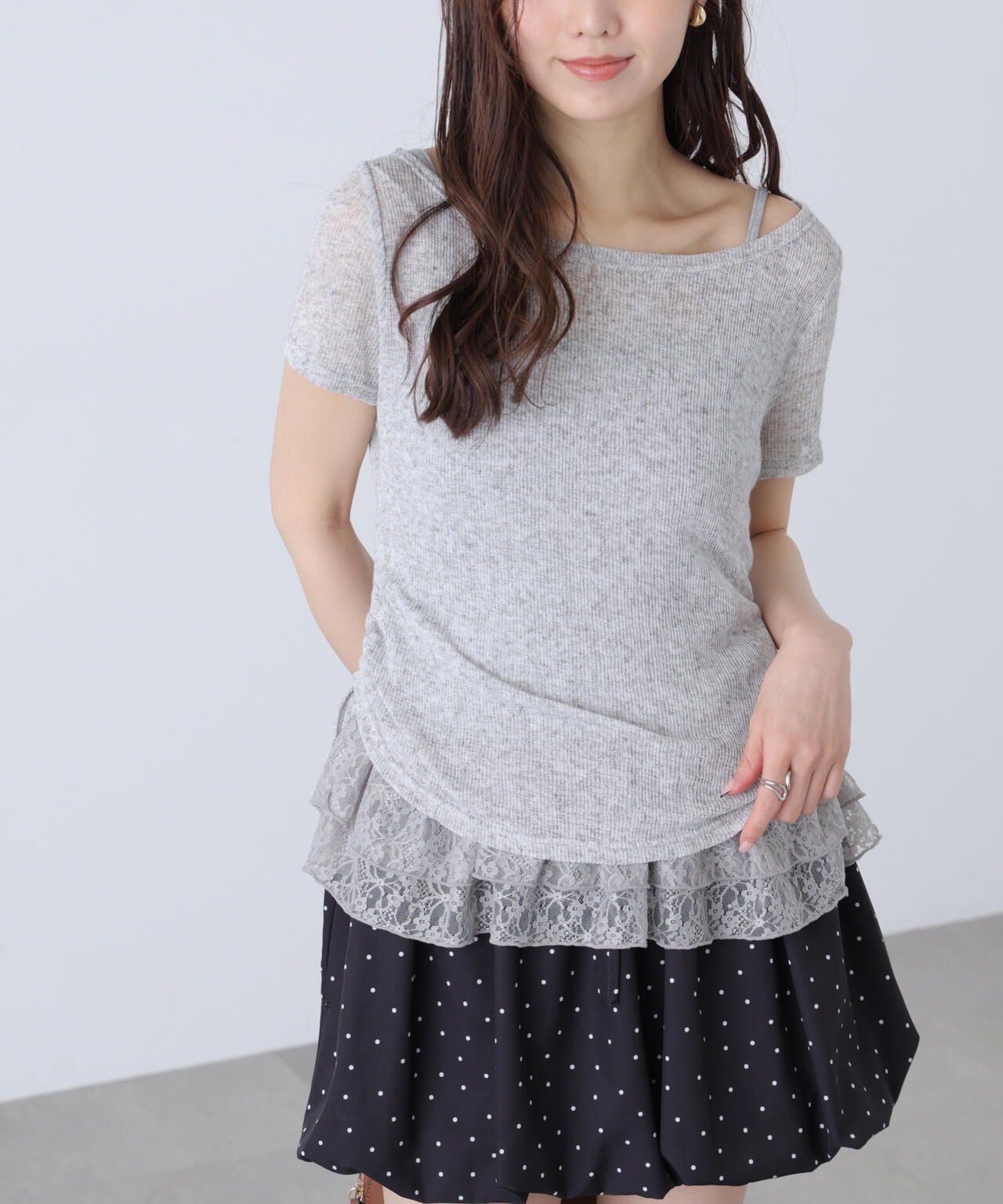 162cm 着用サイズ:FR