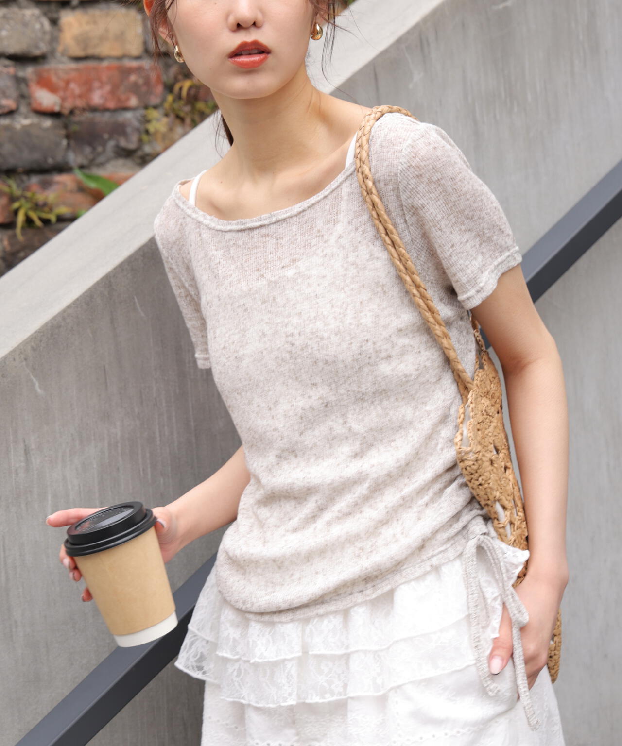 162cm 着用サイズ:FR
