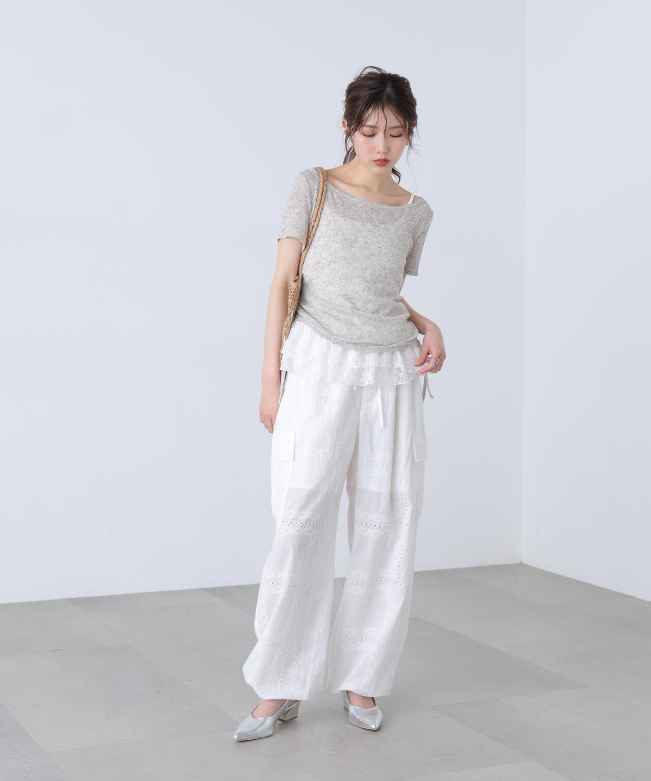 162cm 着用サイズ:FR