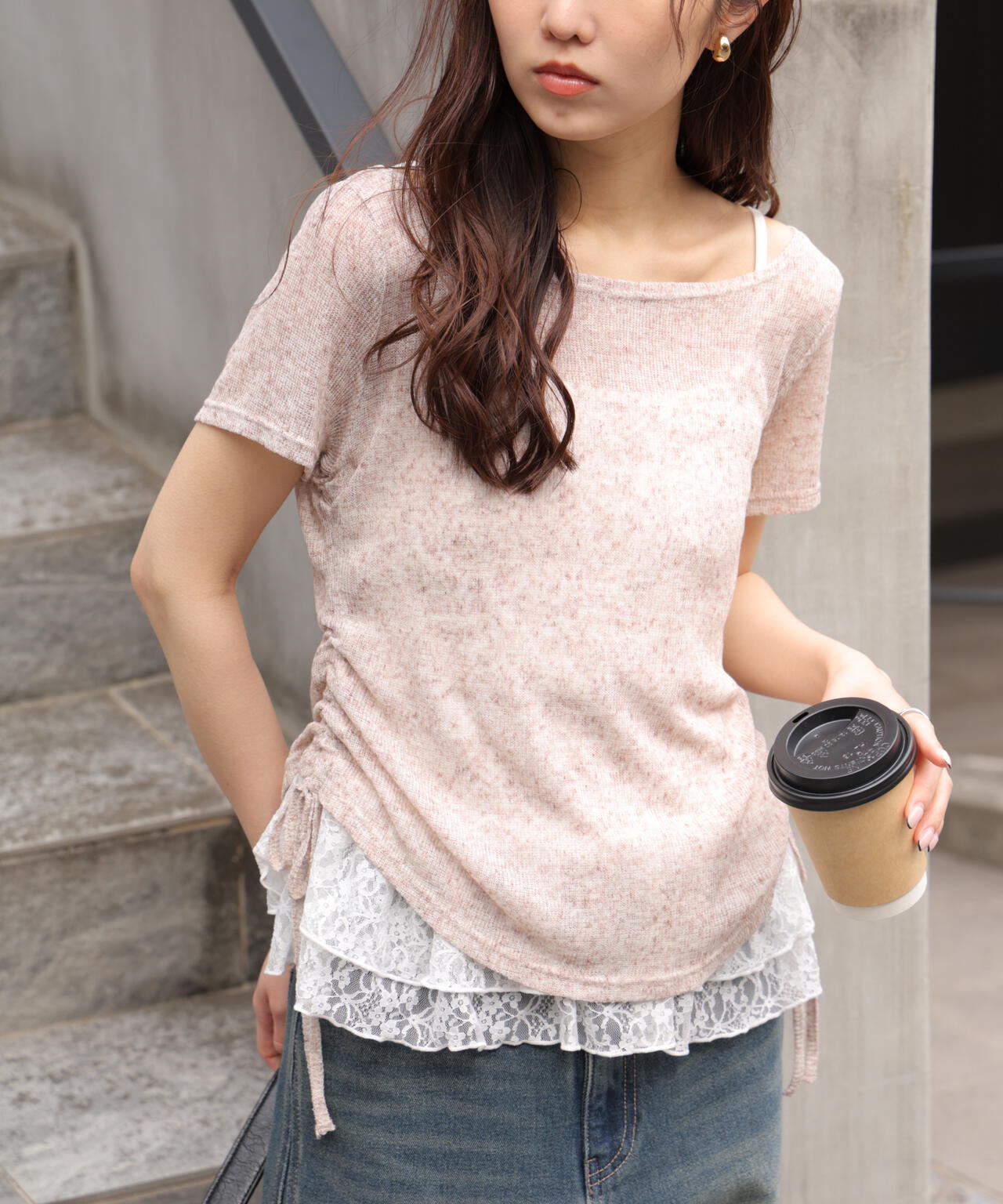 162cm 着用サイズ:FR