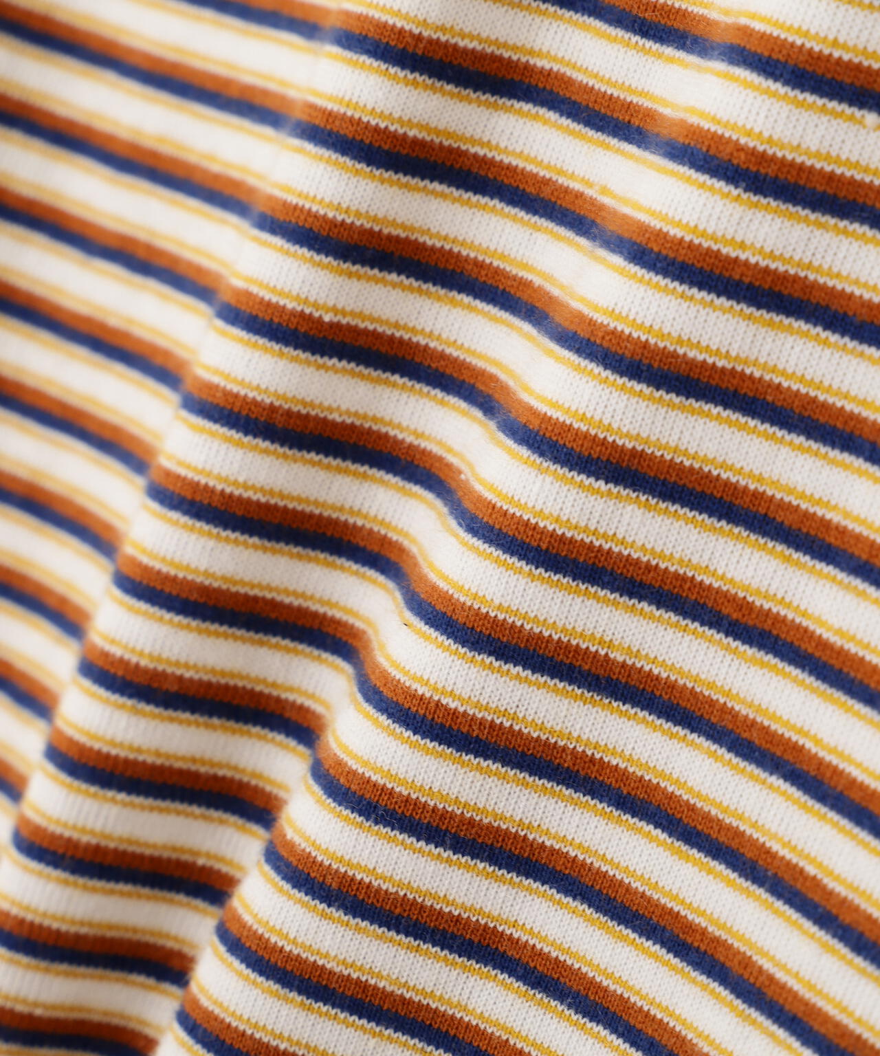 【ネイビーボーダー・追加生産予約】ロゴ刺繍リンガーTシャツ