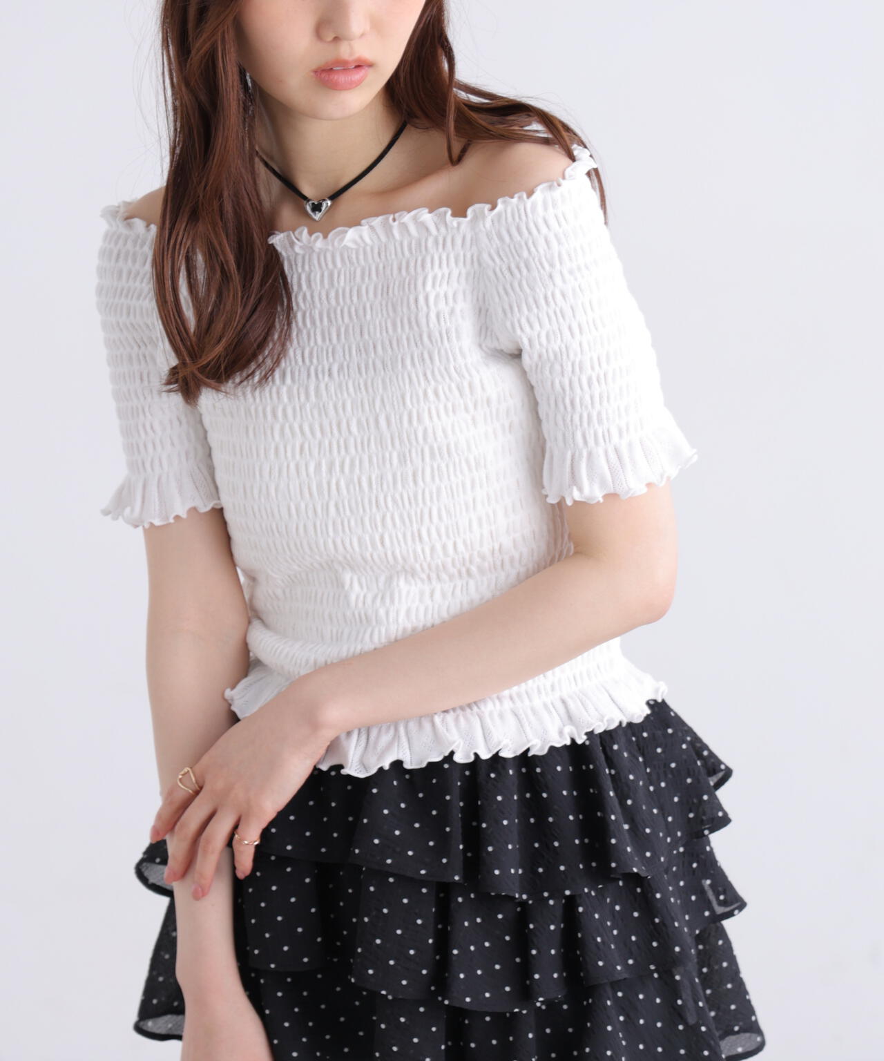 162cm 着用サイズ:FR