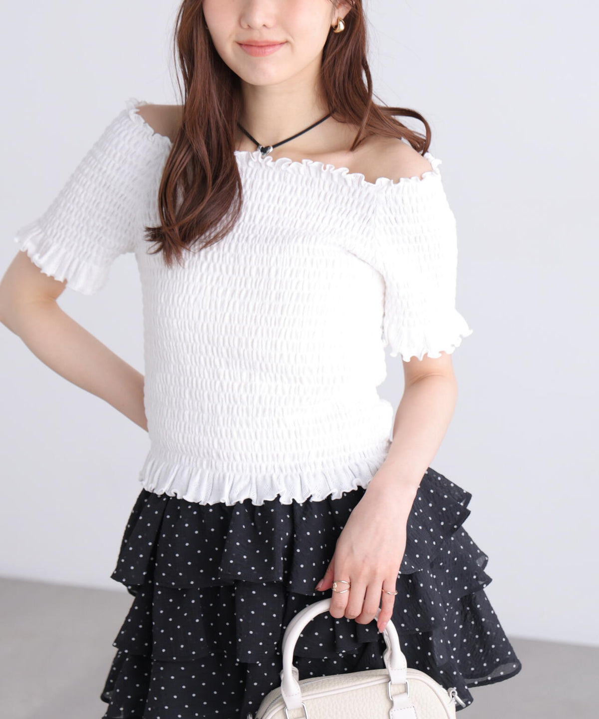 162cm 着用サイズ:FR