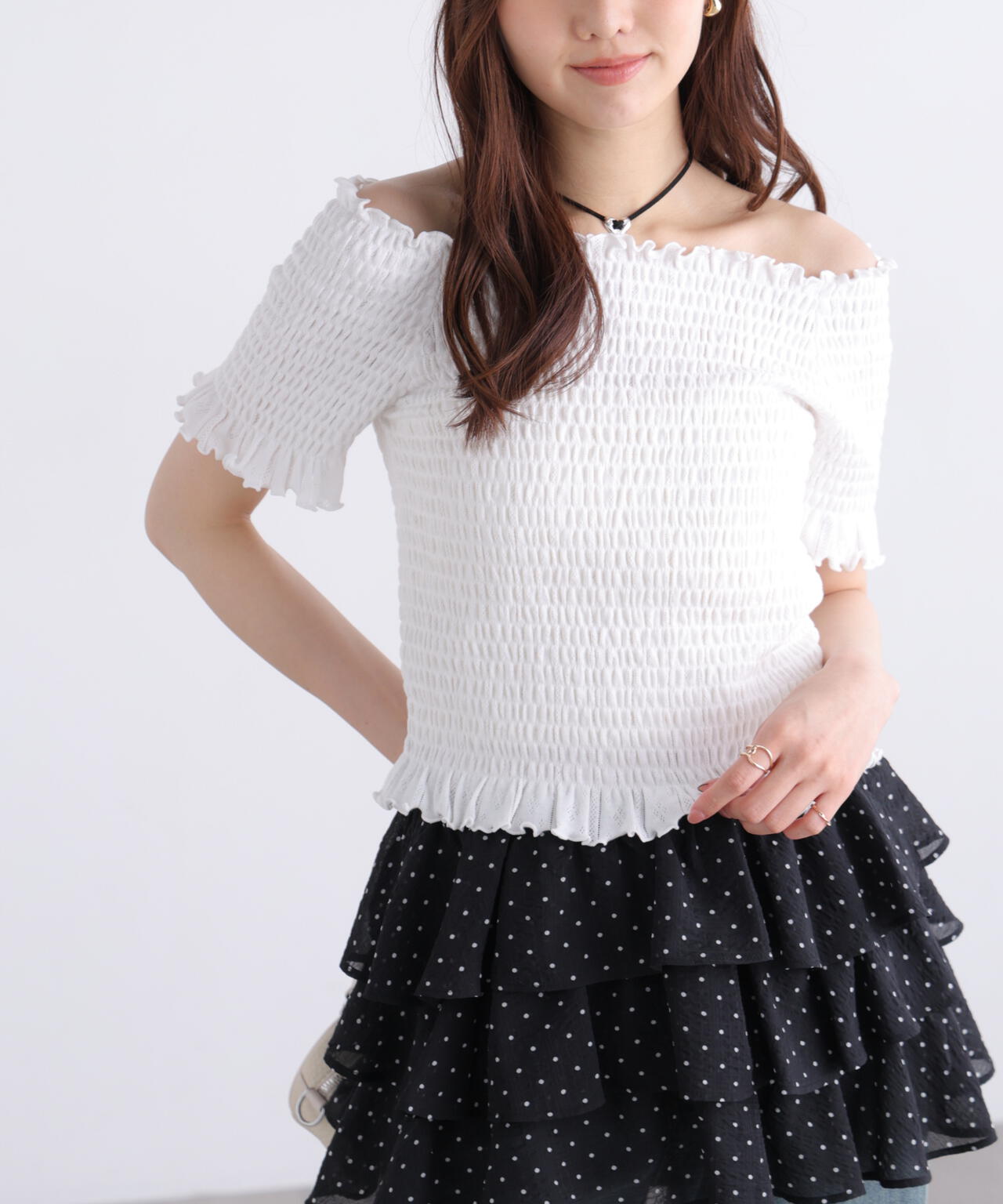 162cm 着用サイズ:FR