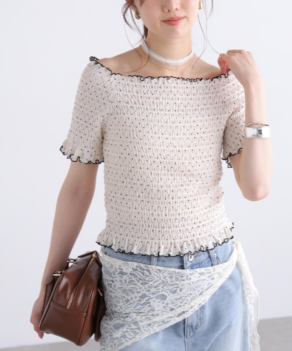 162cm 着用サイズ:FR