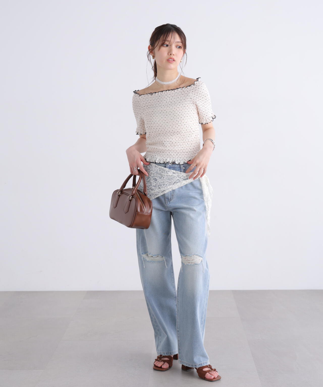 162cm 着用サイズ:FR