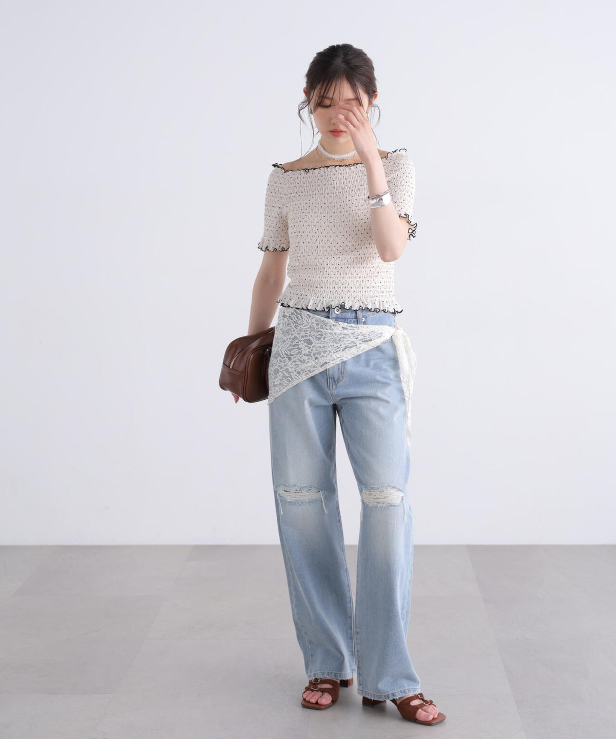 162cm 着用サイズ:FR