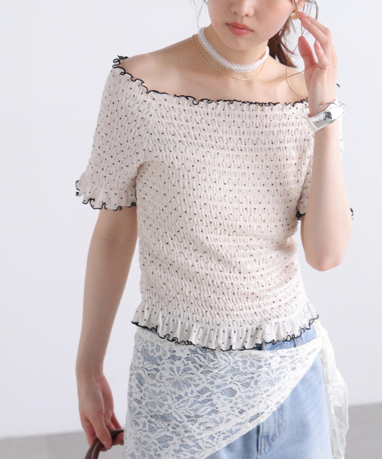 162cm 着用サイズ:FR